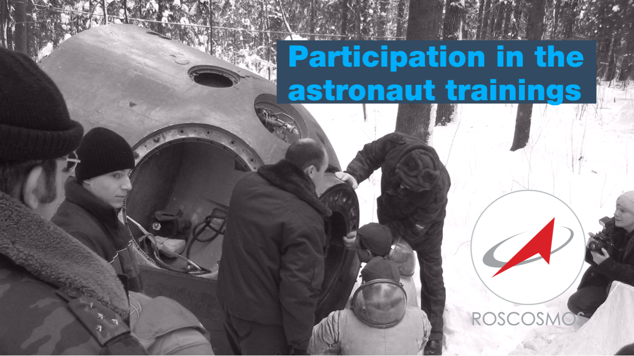 Participation in the astronaut trainings