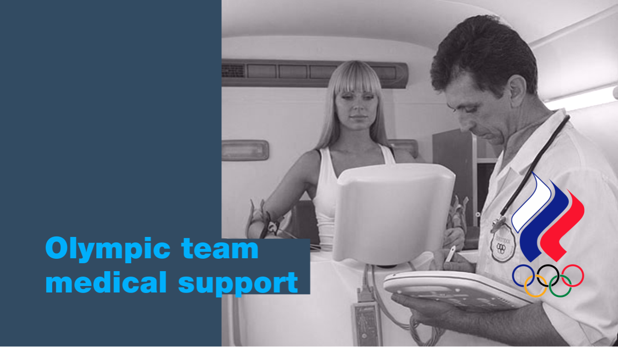 Olympic team medical support